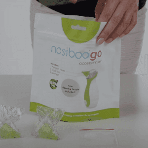 Unboxing zestawu akcesoriów do Nosiboo Go.